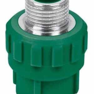 ADAPTADOR VERDE PPR MACHO 2 (63MM) .