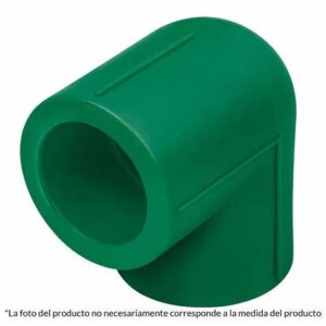 CODO VERDE PPR 2 X 90 (63MM) .