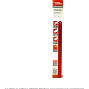 SEGUETA BIMETALICA NICHOLSON ROJA .