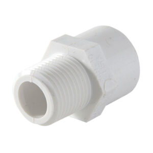ADAPTADOR MACHO 3/4 PVC .