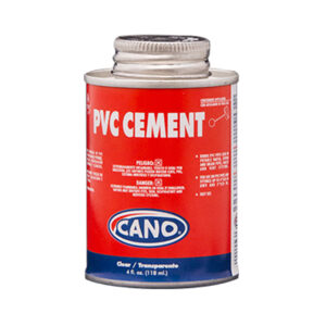 CEMENTO PVC TRANSPARENTE CANO 4 ONZ C/APLIC. .