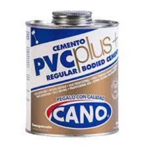 CEMENTO PVC CANO TRANSPARENTE 32 ONZ. .