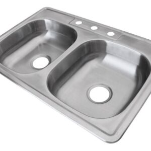 FREGADERO DOBLE ONDO .