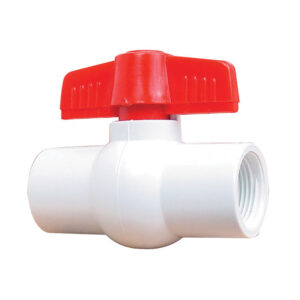 LLAVE DE BOLA PVC ¾ .