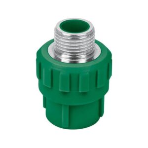 ADAPTADOR VERDE PPR MACHO 3/4 (25MM) .
