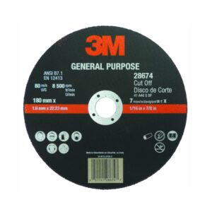 DISCO CORTE 3M 7 X 1.6 MM .
