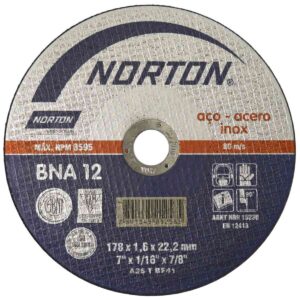DISCO CORTE 7" 180X1.6X22.23 SUPERFINO NORTON .