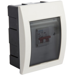 CAJA BREAKER  2 CIRCUITO PLAST. T/EUROPEA (EMPOSTRADA) .