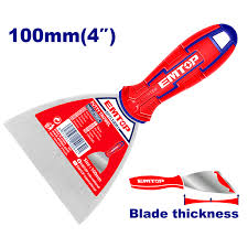 ESPATULA MANGO PLASTICO 4" EMTOP (EPTL10001) .