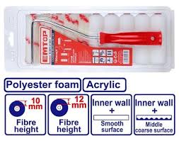 PORTA ROLO PINTAR 4" MINI EMTOP (ECBH121001) .